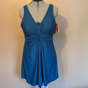 Shapermint Blue Women Swim One Piece